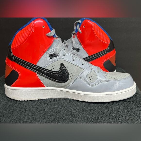 Nike Son Of Force Men’s Size 9 Gray/Orange/Blue - 616281-003 - Shoes CLEAN RARE - Picture 4 of 9